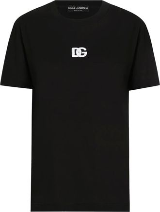 Dolce & Gabbana T-shirt con logo DG - Nero