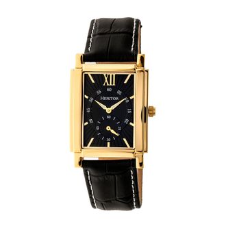 Heritor Frederick Leather-Band Watch
