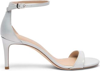 Stuart Weitzman Nudist II Sandal 75 - Dames - Sandalen met hakken - Wit - 41 EU - Schoenen