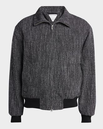 Bottega Veneta Men & apos;s Multicolor Fleck Zip Jacket