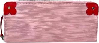 Louis Vuitton Pre-owned Wallets, female, Pink, Size: ONE SIZE Pre-owned Portefeuille Clemence Epi Wallet