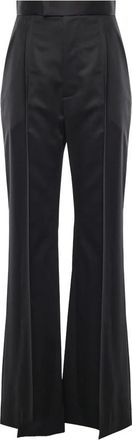 Vivienne Westwood Wide Broeken - Dames - Wijde Broeken - Zwart - M - Wol - Broeken