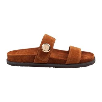 Tory Burch Tory Burch, Sliders, female, Brown, Size: 9 1/2 US Slide Romy Sport