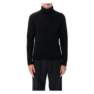 Tom Ford Truien & Vesten, Heren, Zwart, L, Wol, Klassieke Hoge Hals