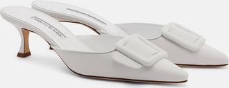 Manolo Blahnik Mules Maysale 50 in pelle
