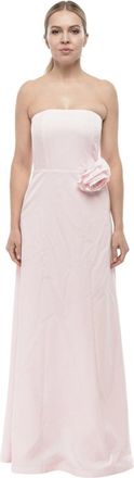 Bernadette Light Pink Strapless Maxi Dress