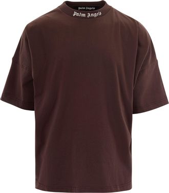 Palm Angels Oversized T-Shirt with Classic Logo Print