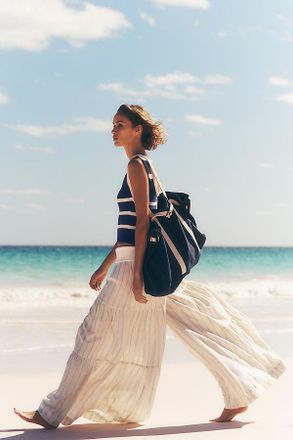 Pilcro Tiered Palazzo Pants