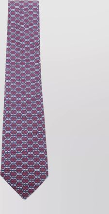 Ferragamo geometric slim bow ties and accessories