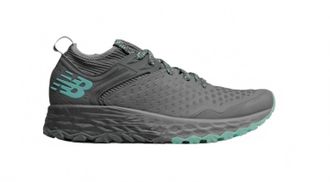 New Balance Womens Fresh Foam Hierro V4 Trail Shoe In Grey Green