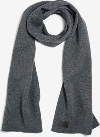 Cole Haan Mens Birdseye Scarf - Black