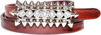 Orciani Stijlvolle leren riem voor mannen - Dames - Riemen - Rood - 90 CM - Accessoires
