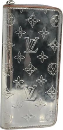 Louis Vuitton Pre-owned Wallets, female, Gray, Size: ONE SIZE Pre-owned Canvas Wallet