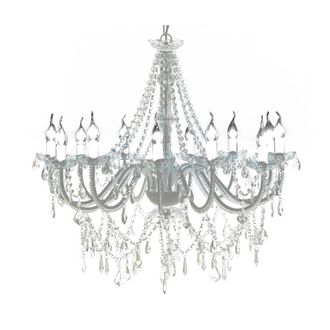 vidaXL Lampadario Classico Vetro 1600 Cristalli, A Sospensione