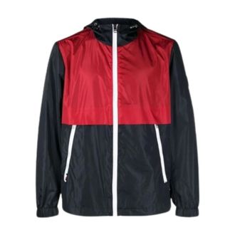Tommy Hilfiger Colourblock Packable Jacket - Heren - Zomerjassen - Veelkleurig - S - Polyester - Jassen