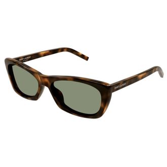 Saint Laurent Sunglasses, unisex, Brown, Size: 58 MM Cat-eye Sunglasses
