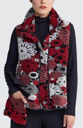 Luukaa D'Celli Eira Textured Vest at Nordstrom, Size 18