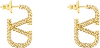 Valentino Garavani VLogo Signature Oorbellen - Dames - Oorbellen - Geel - ONE Size - Accessoires