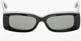 Gucci Rectangular Frame Sunglasses with Statement Design size Unica