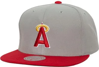 Mitchell & Ness Mens Mitchell & Ness Gray California Angels 1989-1992 Cooperstown Collection Away Snapback Hat at Nordstrom