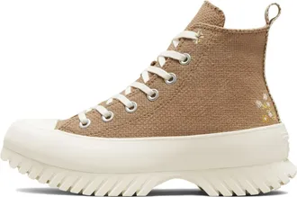 Converse (WMNS) Converse Chuck Taylor All Star Lugged Platform 2.0 High Autumn Embroidery - Sand Dune A05067C