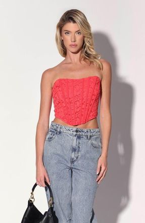 Walter Baker Catrine Top in Coral Lace at Nordstrom, Size X-Large