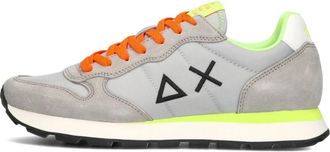 Sun 68 Grijze Lage Sneakers voor Heren - Heren - Sneakers - Grijs - 41 EU - Schoenen