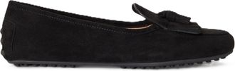 Ralph Lauren Low-Profile Suede Fringe Loafers