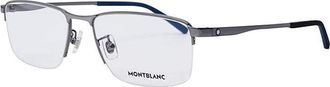Montblanc MB0107O 002 Ruthenium 56mm