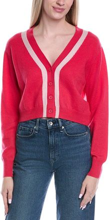 Brodie Lurex Trim Wool & Cashmere-Blend Cardigan