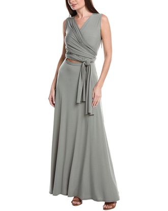 Issue New York Issue New York Wrap Bodice Gown