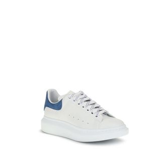 Alexander McQueen Platform Calf Leather Sneaker - White