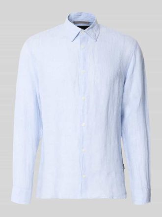 Jack & Jones Regular Fit Leinenhemd aus reinen Leinen Modell Lawrence in Hellblau, Gr&ouml;&szlig;e XXL