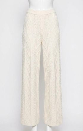 Z Supply Gemma Cable Pants In Vanilla Ice