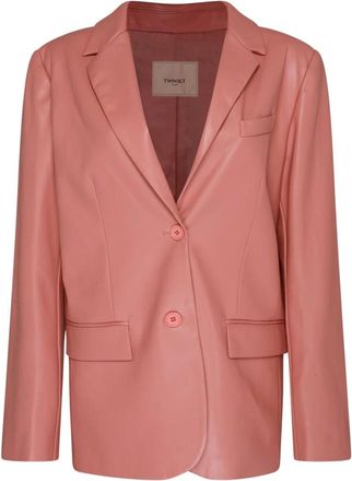 Twinset Dames, Jassen, Roze, Maat: XL Poliester