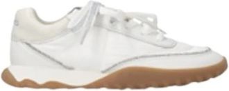 Pinko Pinko, Schoenen, Dames, Wit, 39 EU, Leer, Gea 01 Sneakers