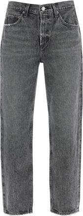 A Gold E 90s Pinch Waist Cropped Jeans, Size 25