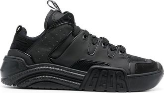 GCDS low-top lace-up sneakers - men - Fabric/Rubber/Fabric - 39 - Black