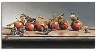 Artland Leinwandbild »Haus Spatzen II« Arrangements 1 Stk. tlg. auf Keilrahmen gespannt