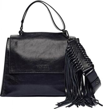Orciani Sveva Media - Dames - Handtassen - Zwart - ONE Size - Leer - Tassen