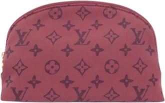 Louis Vuitton Pre-owned Vintage Pochette Pouch - Dames - Vintage Accessoires - Rood - ONE Size - Nylon - Vintage