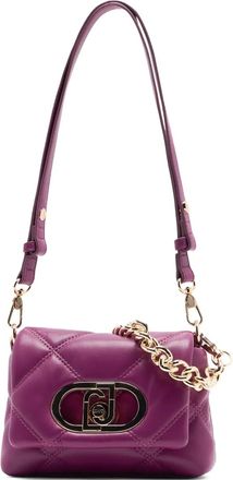 Liu Jo Borsa a spalla LaPuffy con monogramma - Viola