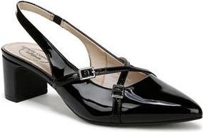Life Stride Melissa Pointed Toe Slingback Pump in Black at Nordstrom Rack, Size 7.5