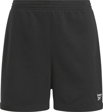Reebok Sweatshorts REEBOK REEBOK IDENTITY SL FT SHORT, Damen, Gr. XS, N-Gr, schwarz, Obermaterial: 70% Baumwolle, 30% Polyester, Hosen Sweatshorts, sportlich