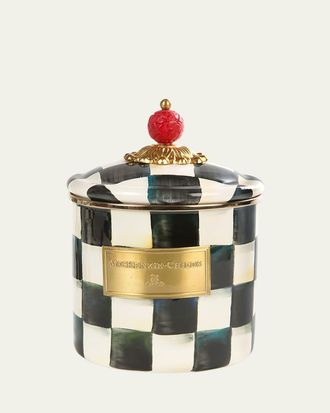 MacKenzie-Childs Courtly Check Small Canister
