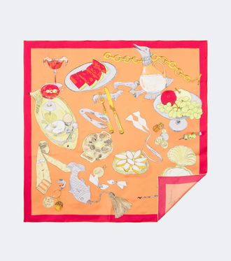 Jacquemus Cocktail silk scarf