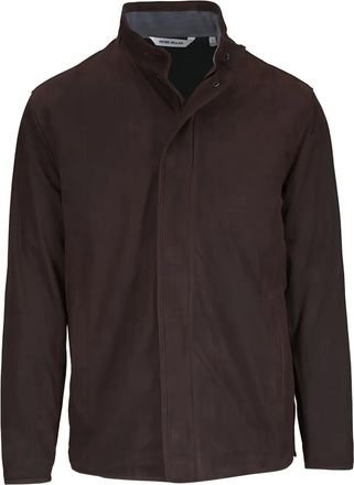 Peter Millar Giacca Norwalk in pelle scamosciata - Marrone