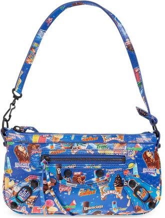 Balenciaga Shoulder Bags, female, Blue, Size: ONE SIZE Le City Shoulder Bag