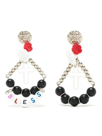 Amir Slama embellishment earrings - Black