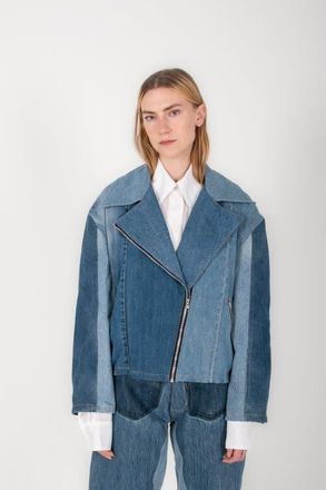 ALYSON EASTMAN Emz Jacket in Vintage Denim in Denim Blue at Nordstrom, Size X-Small